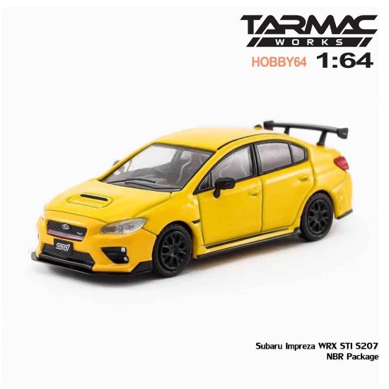 TARMAC WORKS 1/64 Subaru Impreza WRX STI S207 NBR Package Yellow 