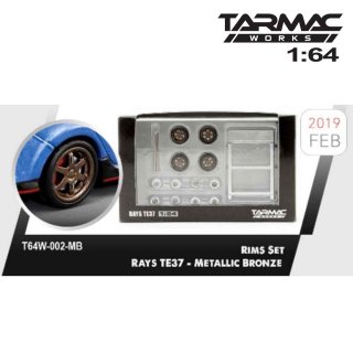 2ͽ Tarmac Works 1/64 Rays TE37 Metallic Bronze