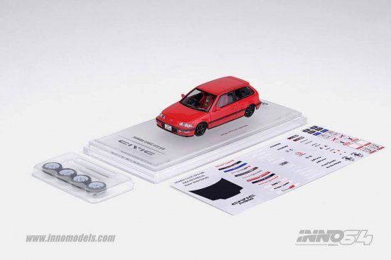INNO64 1/64 Honda シビック EF9 SiR 1990 レッド 日本限定カラー