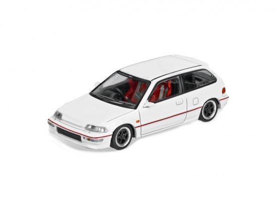 INNO64 1/64 HONDA CIVIC EF9 White Edition with Separate Decals 