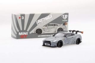 TSM MINI GT 1/64 LB☆WORKS Nissan GT-R R35 GTウイング マット