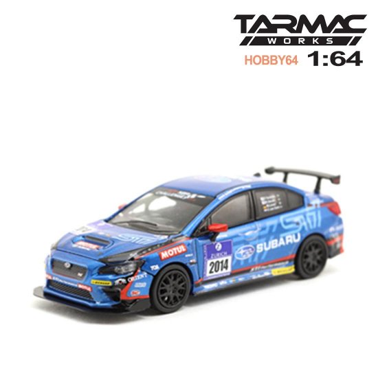 TARMAC WORKS 1/64 Subaru WRX STI NBR 24H Challenge 2014 - ミニカー