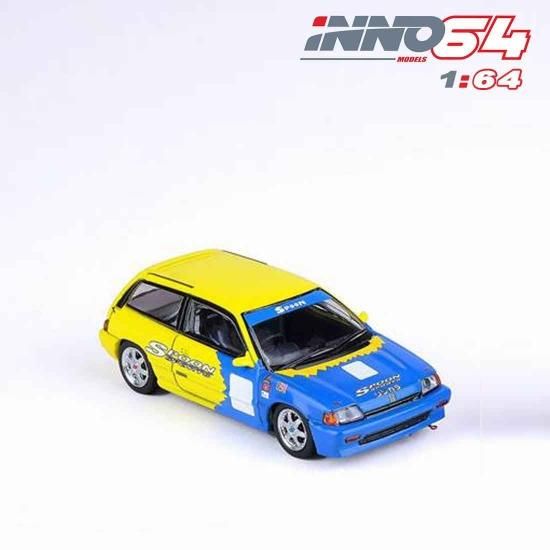 Inno64 1 64 Honda Civic Si E At Gr A Tuned By Spoon Sports 1985 ミニカー専門店 Rideon