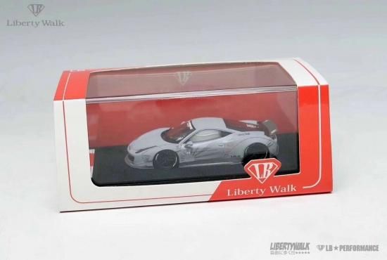 JEC 1/64 LB Works Ferrari 458 Italia Zero Fighter Grey - ミニカー ...