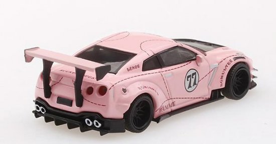 MINI GT 1/64 LB☆WORKS NISSAN GT-R R35 タイプ２リアウィング バージョン３ ピンクピッグ - ミニカー専門店  RideON