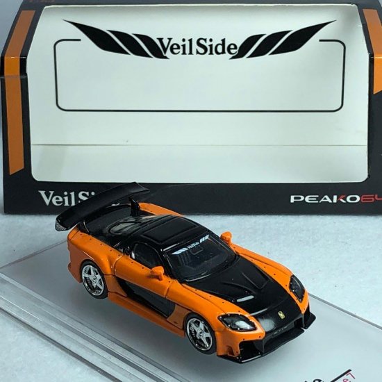 PEAKO 1/64 Veilside Fortune 7 オレンジ/ブラック- ミニカー専門店 RideON