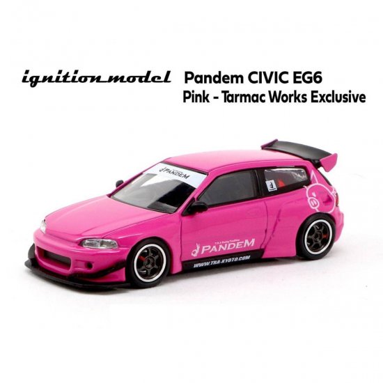 ignition model 1/64 PAMDEM CIVIC EG6 PINK ターマックワークス特注 