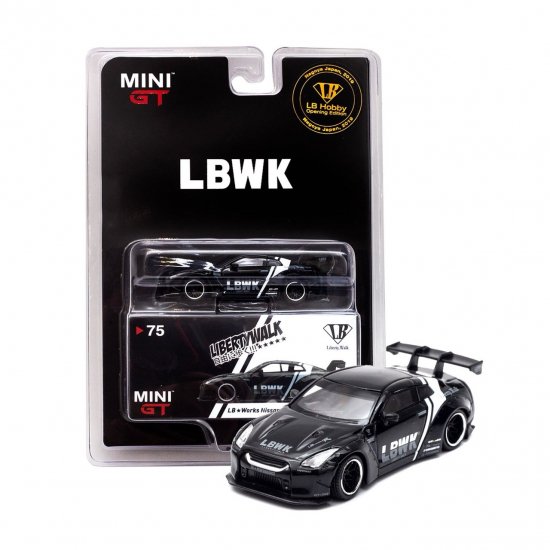 LBWK MINI GT 1/64 LB☆WORKS Nissan GT-R R35 タイプ1 リアウイング
