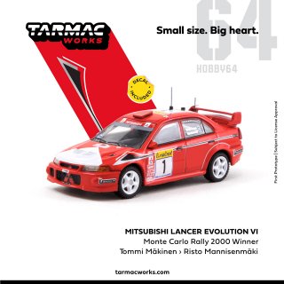 Tarmac Works 1/64 ɩ Lancer Evolution VI ƥ꡼ͥ 2000 T.Makinen