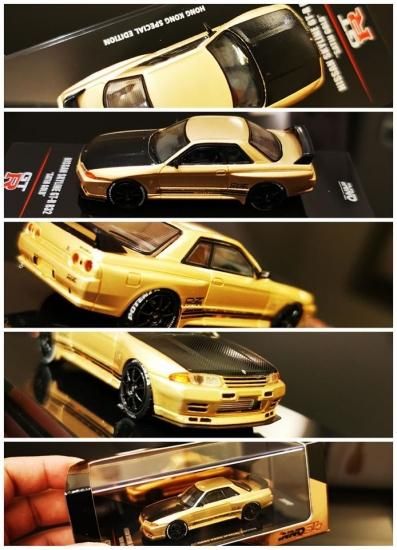 INNO 1/64 ニッサン スカイライン GT-R R32 サテンゴールド 香港限定 ...