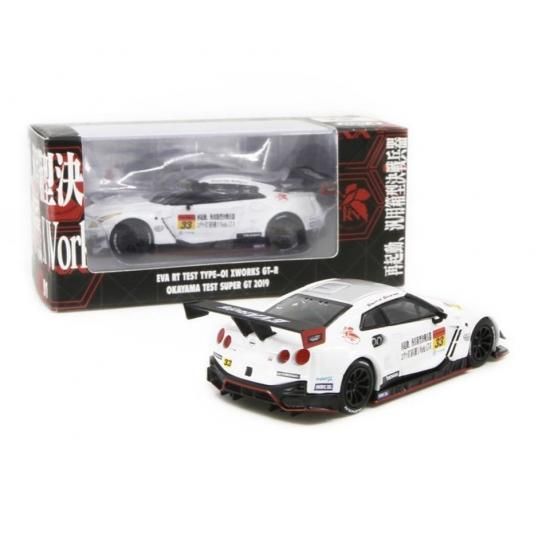 MINI GT 1/64 EVA TEST TYPE-01 X WORKS NISSAN GT-R #33 SUPER GT