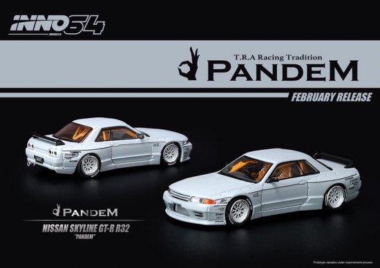 INNO 1/64 Nissan Skyline GT-R R32 “PANDEM” - ミニカー専門店 RideON