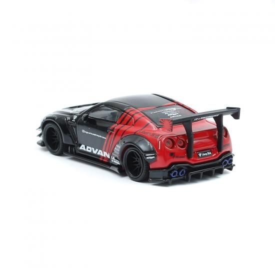 LBWK MINI GT 1/64 LB☆WORKS Nissan GT-R R35 タイプ２ ADVAN 