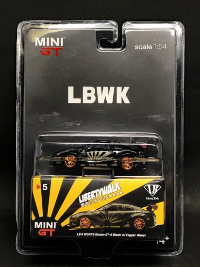 MINI GT 1/64 LBWK Nissan GT-R R35 タイプ１ リアウイング バージョン