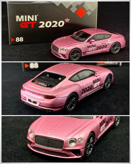 MINI GT 1/64 Bentley Continential GT Passion Pink 2020 MINI GT 