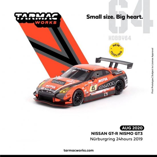 TARMAC WORKS 1/64 NISSAN GT-R NISMO GT3 ニュルブルクリンク24時間