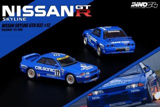 INNO 1/64 Nissan  Skyline GT-R R32 #12 CALSONIC JTC1990