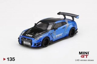 MINI GT 1/64 LB WORKS NISSAN GT-R R35 Type2 Rear Wing Version3 Blue ϥɥRHD