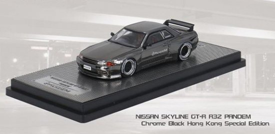 INNO 1/64 Nissan Skyline GT-R R32 PANDEM スカイライン クローム 