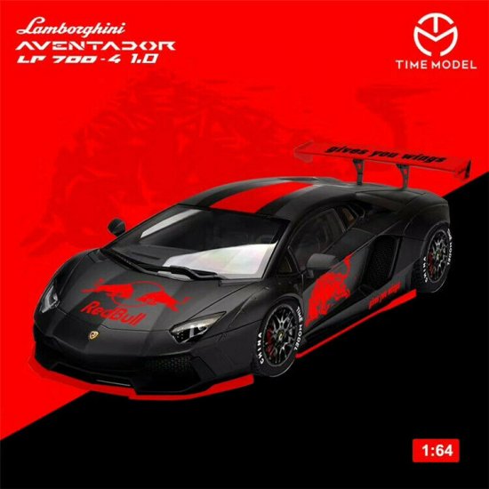 TIME MODEL 1/64 Lamborghini Aventador LP700-4 2.0 Redbull Red