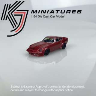 <img class='new_mark_img1' src='https://img.shop-pro.jp/img/new/icons1.gif' style='border:none;display:inline;margin:0px;padding:0px;width:auto;' />KJ Miniatures 1/64 LBWK Nissan FairLady S30 Metallic Red