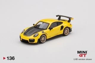 <img class='new_mark_img1' src='https://img.shop-pro.jp/img/new/icons1.gif' style='border:none;display:inline;margin:0px;padding:0px;width:auto;' />9ʹͽ MINI GT 1/64 Porsche 911 GT2 RS Racing Yellow  LHD(ϥɥ