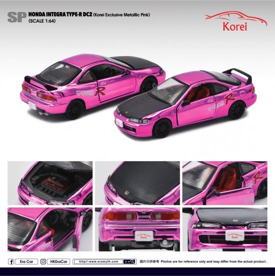 Era CAR 1/64 HONDA INTEGRA TYPE-R DC2 Korei Exclusive Pink