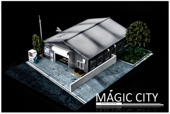 Magic City 1/64 ジオラマセット with accessories - ミニカー専門店 