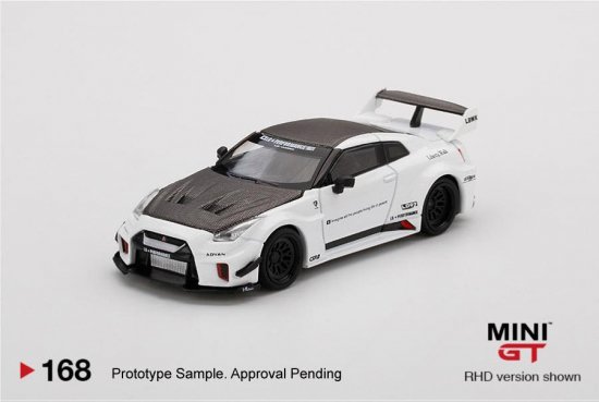 MINI GT 1/64 LB-Silhouette WORKS GT NISSAN 35GT-RR Ver.1 White ...