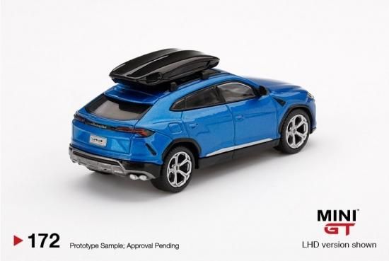 MINI GT Overseas Edition Lamborghini Urus ( Blue ) w/Roof
