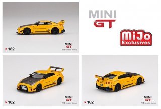 mijo MINI GT 1/64 LB SILHUETTE WORKS GT 35 GT-RR Yellow RHD(ϥɥ