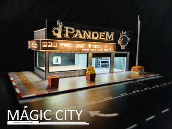 Magic City 1 64 ジオラマセット ミニカー専門店 Rideon