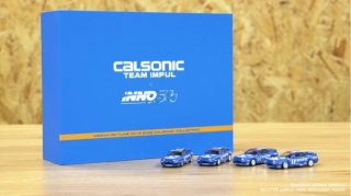 12 INNO 1/64 Nissan  Skyline GT-R R32 CALSONIC RACING TEAM JTC 1990 to 1993  BOX SET