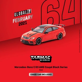 Tarmac Works 1/64 Mercedes-Benz C63 AMG Coupe Black Series Red