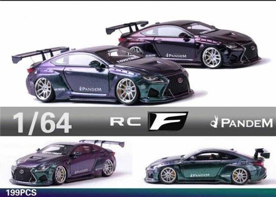 YM MODEL × Runner 1/64 Lexus RCF Pandem - ミニカー専門店 RideON