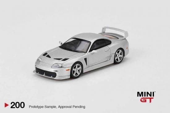 MINI GT 1/64 トヨタ TDR 3000GT アルパインシルバーメタリック 