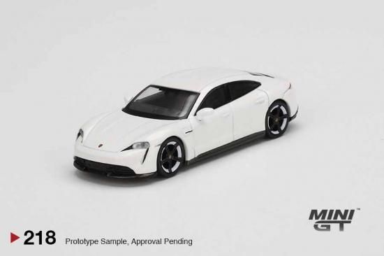 MINI GT 1/64 Porsche Taycan Turbo S Volcano Grey Metallic