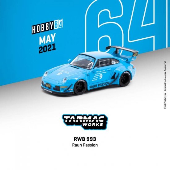 TARMAC WORKS 1/64 RWB 993 Rauh Passion - ミニカー専門店 RideON