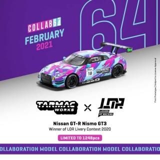 4ʹͽ Tarmac Works 1/64 Nissan GTR Nismo GT3 Winner of Legion of Racers X Tarmac Works 2020