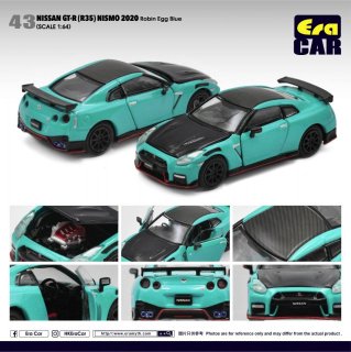 2月予約 Era CAR 1/64 日産 GT-R R35 Nismo 2020 - Robin Egg Blue