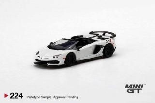 <img class='new_mark_img1' src='https://img.shop-pro.jp/img/new/icons1.gif' style='border:none;display:inline;margin:0px;padding:0px;width:auto;' />5ʹ ͽ MINI GT 1/64 Lamborghini Aventador SVJ Roadster Bianco Canopus  ϥɥ(RHD)