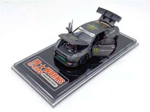 OldTime Model 1/64 LB Performance LB WORKS Nissan GTR R35 Grey