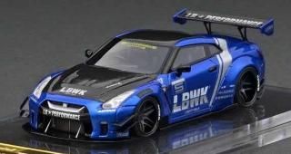 ignition model 1/64 LB-WORKS Nissan GT-R R35 type 2 Silver
