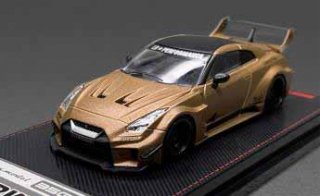 LB ignition model 1/64 LB-Silhouette WORKS GT Nissan 35GT-RR Matte Gold