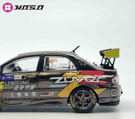 KOSO 1/64 Mitsubishi Lancer EVO VII Voltex 2016 63th マカオ