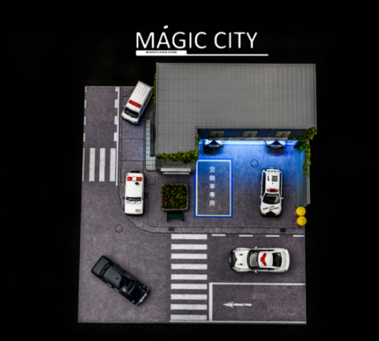 Magic City 1/64 ジオラマセット - ミニカー専門店 RideON