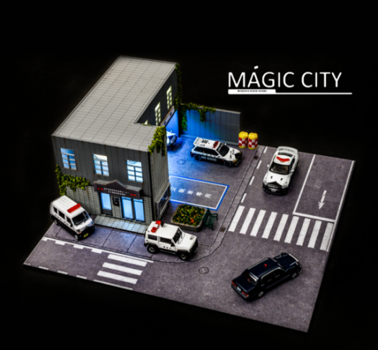 Magic City 1/64 ジオラマセット - ミニカー専門店 RideON