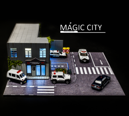 Magic City 1/64 ジオラマセット - ミニカー専門店 RideON