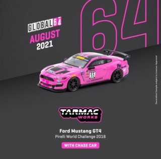10ʹͽ Tarmac Works 1/64 Ford Mustang GT4 Pirelli World Challenge 2018