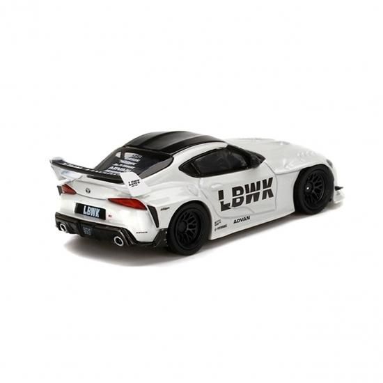 MINI GT 1/64 LB WORKS Toyota GR Supra White LBWK- ミニカー
